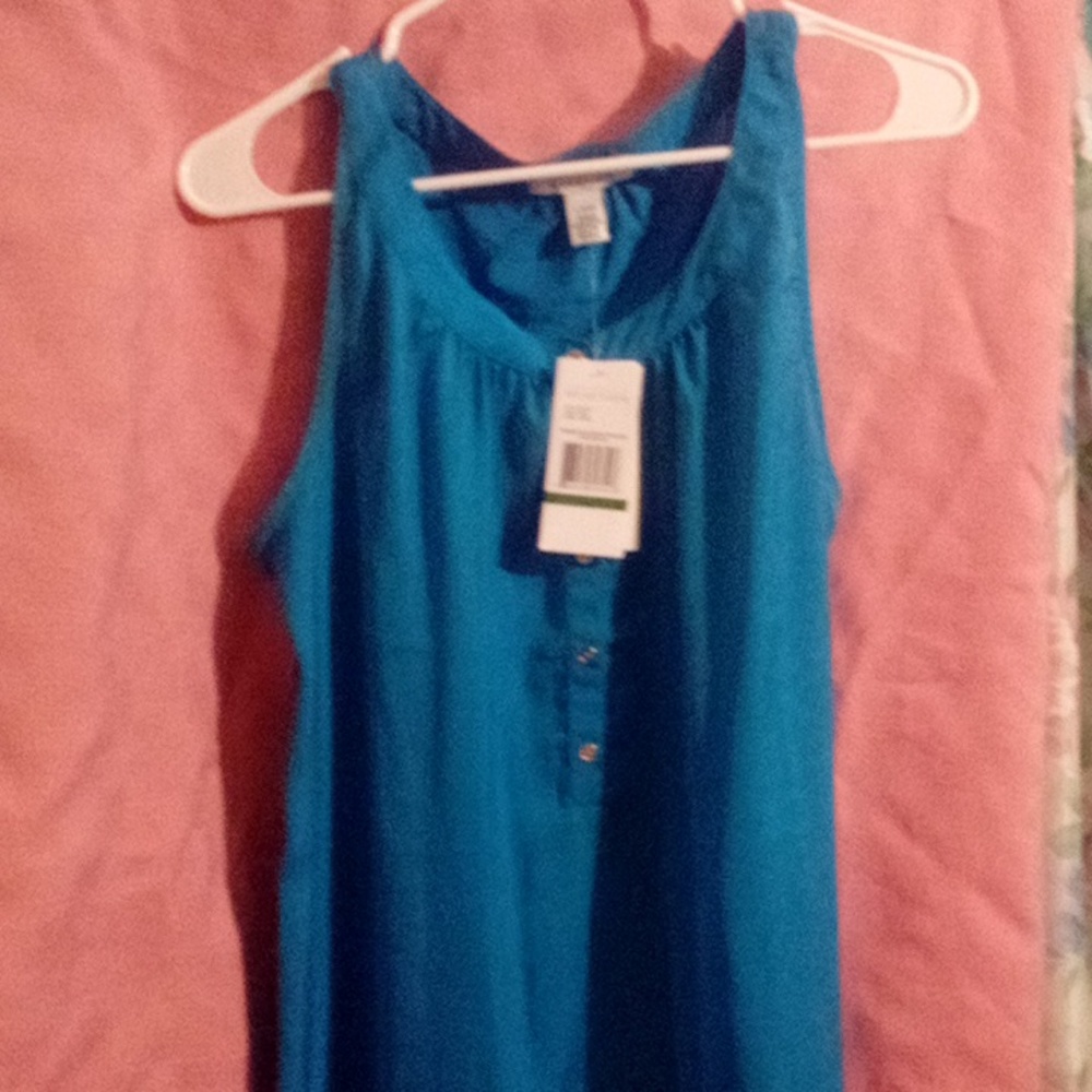 Blue short sleeve top